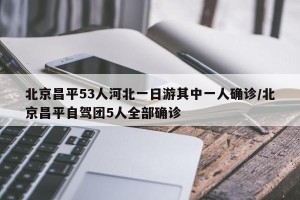 北京昌平53人河北一日游其中一人确诊/北京昌平自驾团5人全部确诊